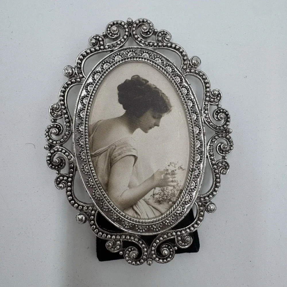 Melannco Ornate Silver Tone Picture Frames Lot 6 Baroque Victorian Scrollwork
